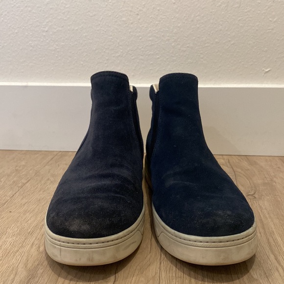 Prada High Top Suede Slip On Sneakers - Picture 2 of 8